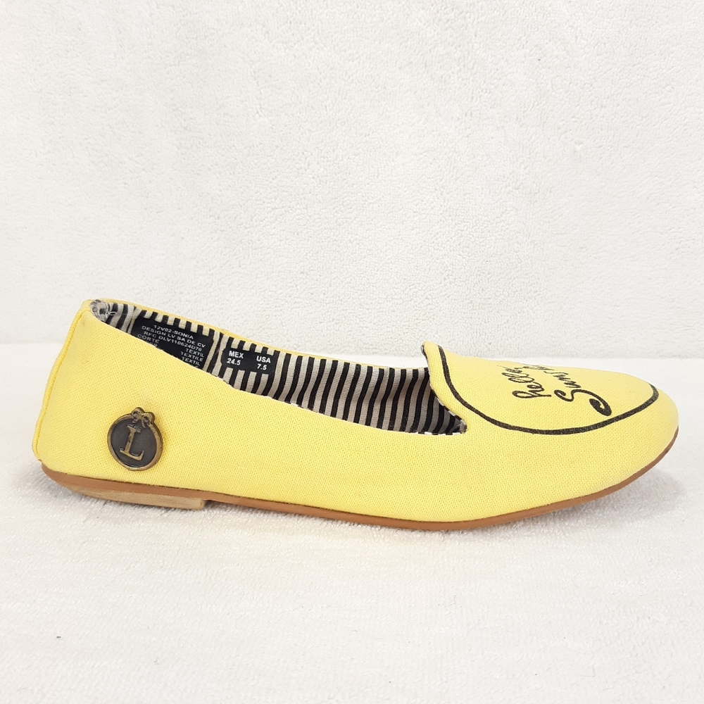 LOLY IN THE SKY  "SONIA" HELLO SUN SHINE Flat Shoes - Picture 2 of 16